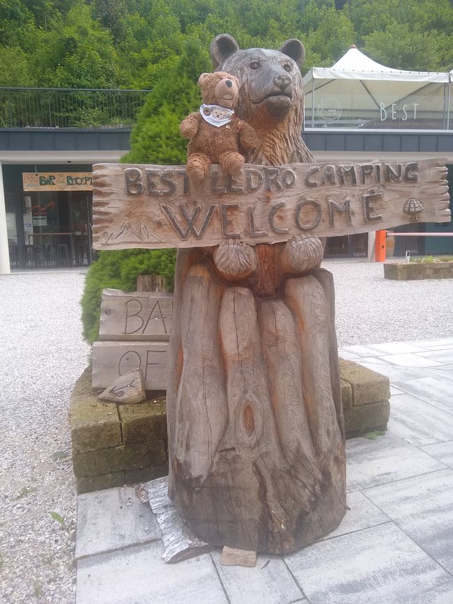... erster Stopp in Italien ...