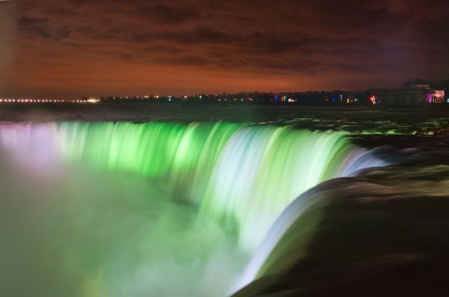 Illuminated Niagara Horseshoe Falls