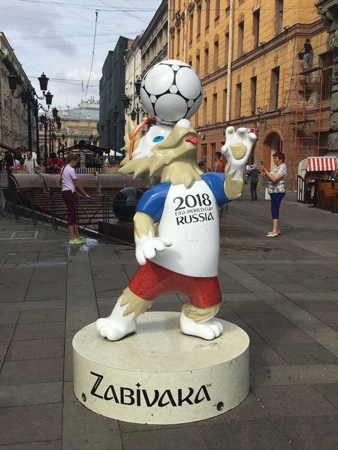 WM-Überbleibsel Zabivaka, Sankt Petersburg