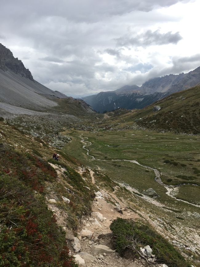 From Bramans via Modane, the Col de la vallée and the Col des thures to Plampinet