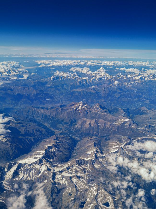 Toller Blick auf die Alpen