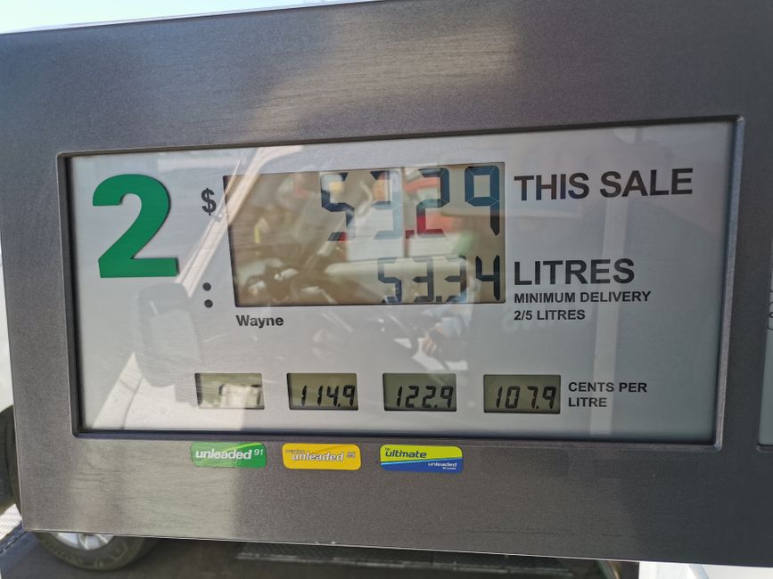 Nur $0,99 pro Liter Benzin = 0,6€ pro Liter