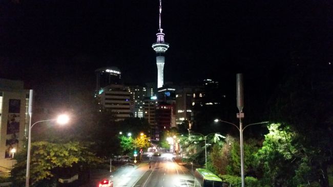 Auckland in the evening