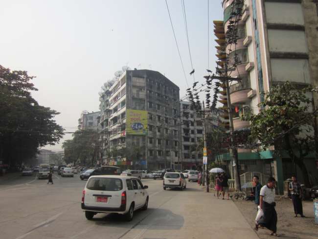 Strassen von Yangon
