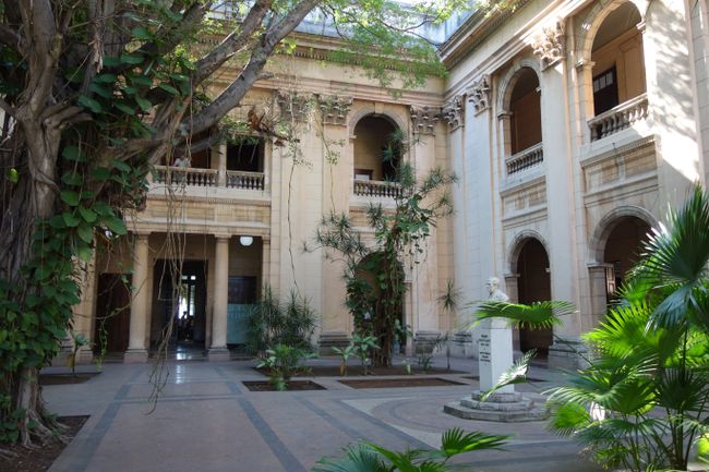 Courtyard of a university building