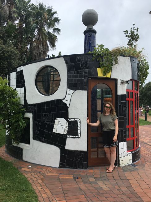 The 'Hundertwasser' house from the outside