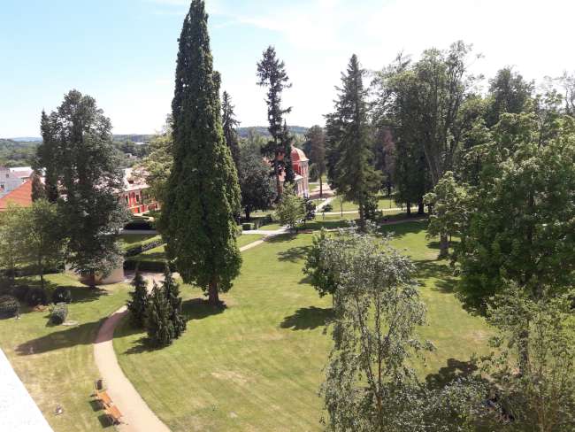 View over the castle park
