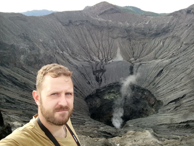 Me at the crater