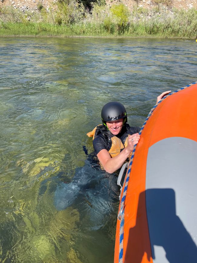Rafting mit Abkühlung im Methow River