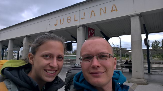 Arrival in Ljubljana