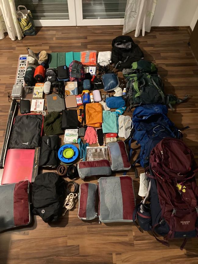 What do you need for a world trip?
