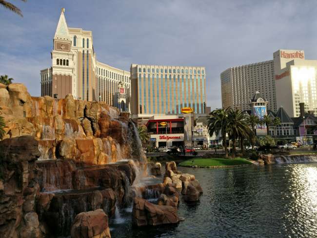 Wasserfall in Las Vegas 