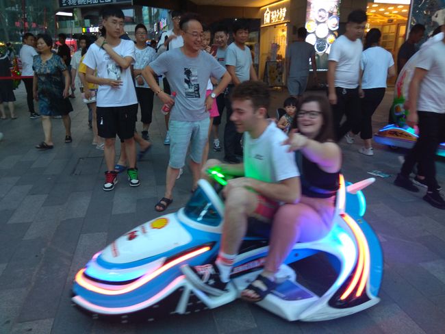 'Go kart' in the shopping mall