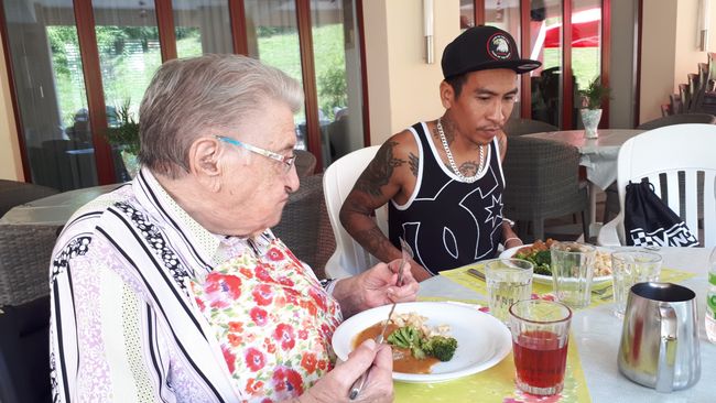 Swiss lunch with Grandma