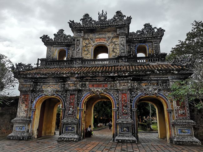 The old imperial city of Hue