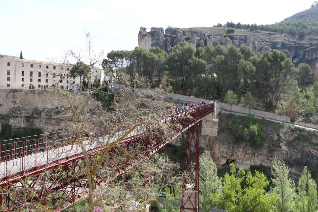 Bridge to Hanging Houses in Cuenca
