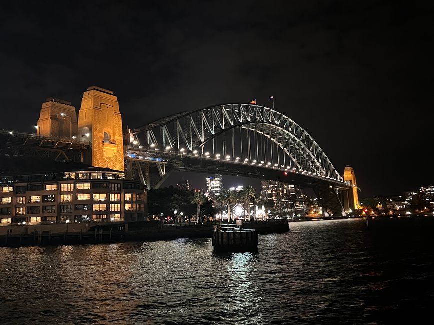 Der erste Abend - Die Harbour Bridge