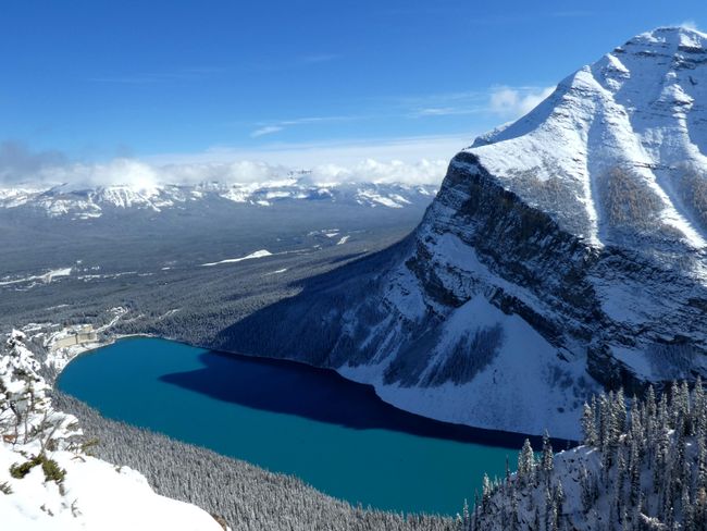 Lake Louise - famous for skiing