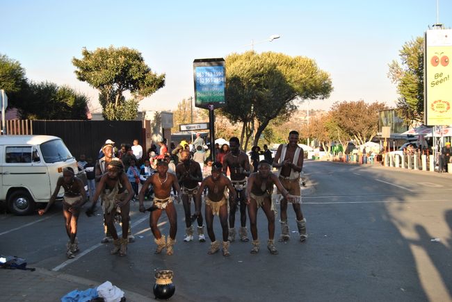 Afrikanische Tänze in Soweto