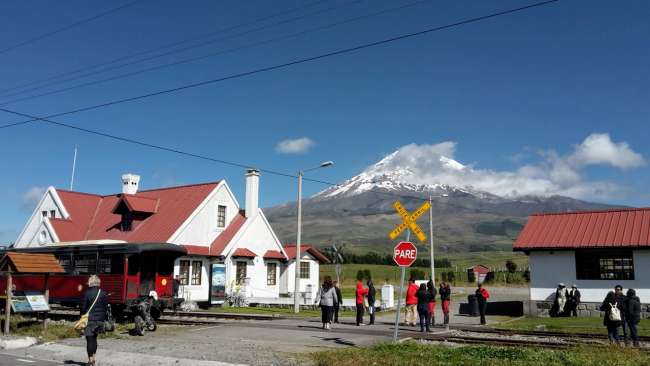 Train station at approximately 3700 m altitude