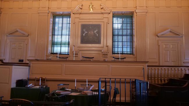 Independence Hall - Gerichtssaal