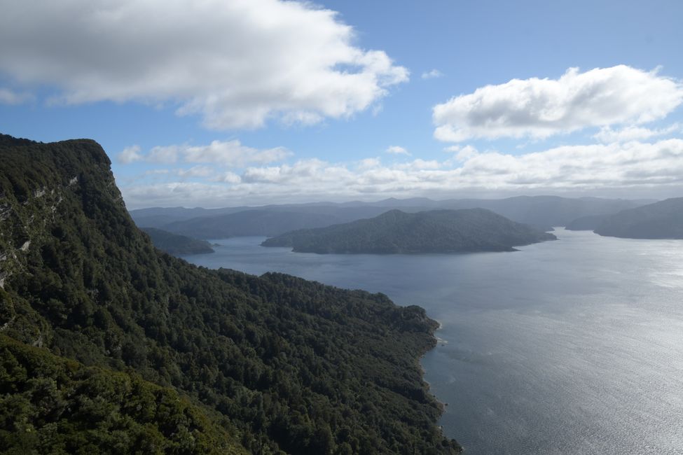 Te Urewera NP - Panekire Bluff Trail - Blick auf Lake Waikaremoana