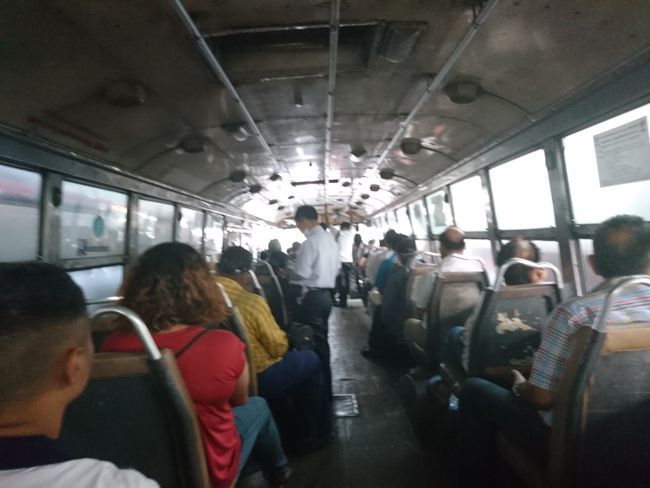 Im Bus in Bangkok 