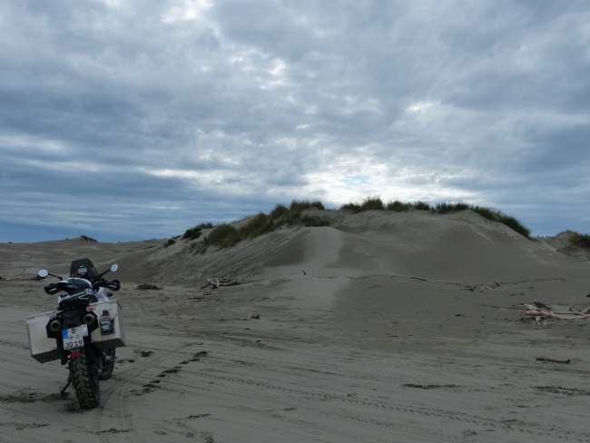 There were also dunes. But not for my moped
