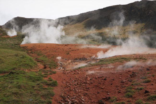 Geothermische Felder bei Hveragerði