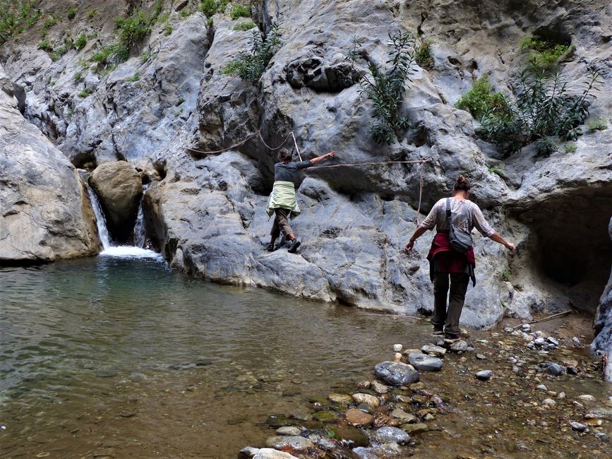 Water in the Sarakina Gorge