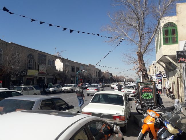 Hauptstraße in Yazd