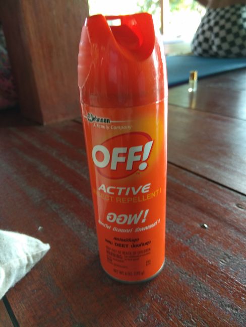 My new deodorant! Ahoy mosquito spray!