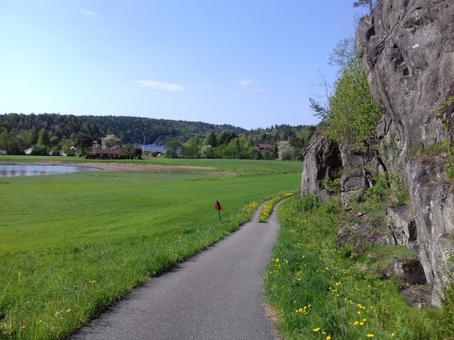 Norway - North Sea bike tour - making progress