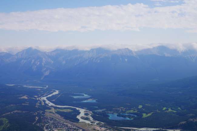 Blick vom Whistlers Peak