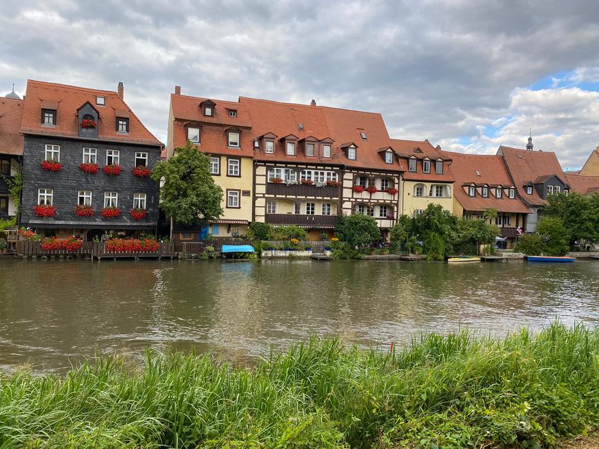 The River Regnitz and Little Venice.