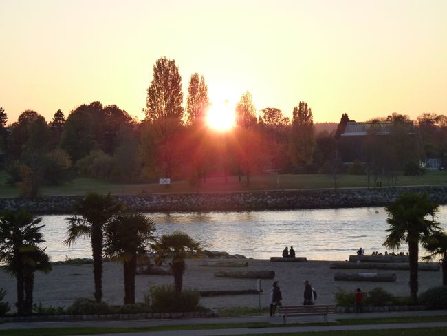 Spätsommersonnenuntergang