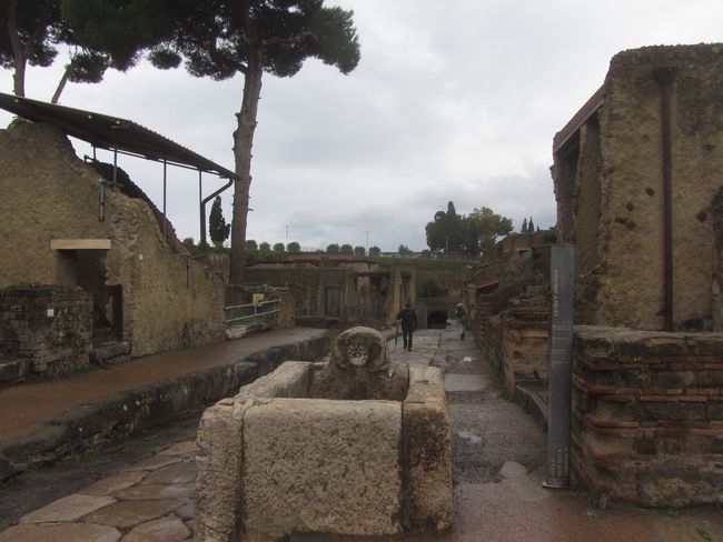 Herculaneum - the smaller city at Vesuvius