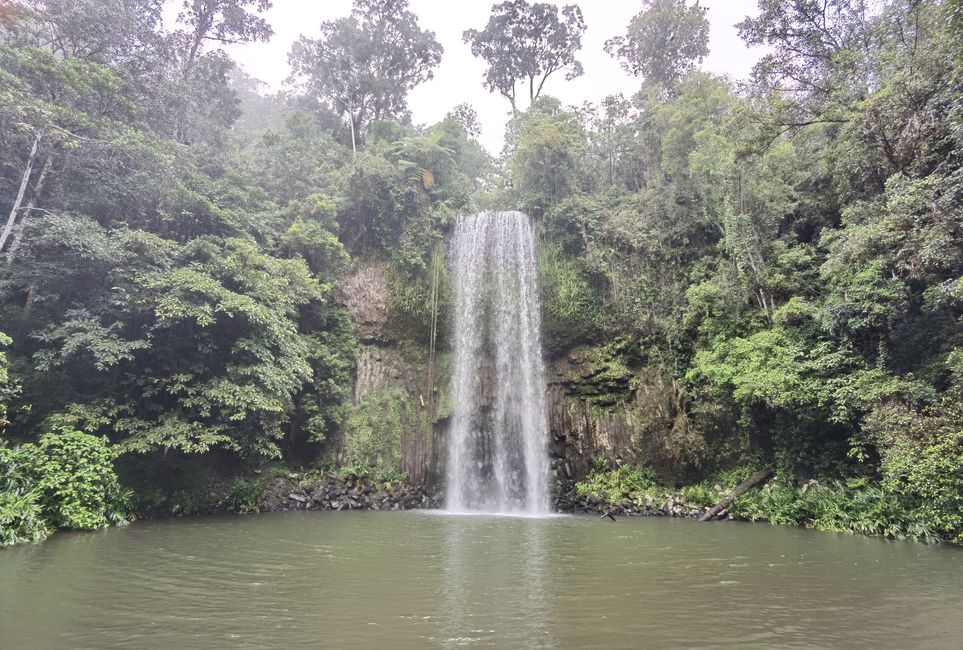 Tinaroo Lake with Millaa Milla Waterfall and Hypipamee Crater