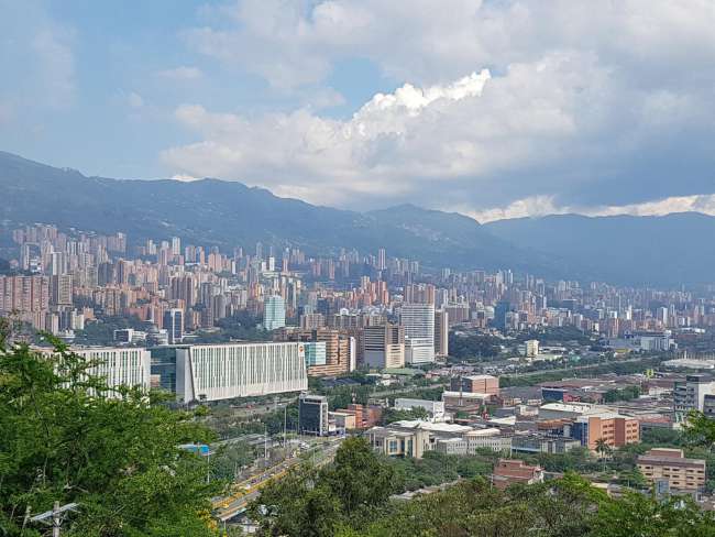 Aussicht auf Medellin