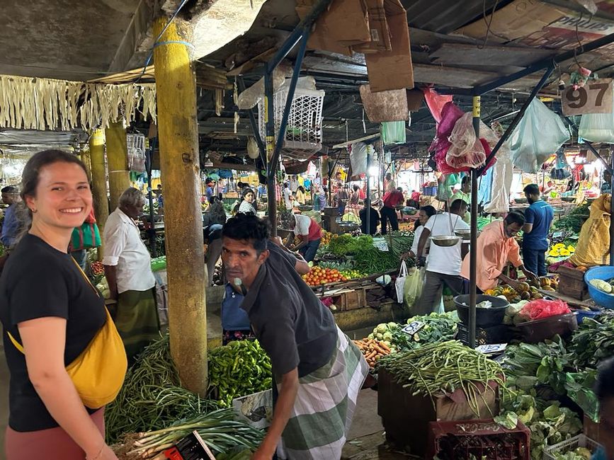 Vegetable market in Kandy