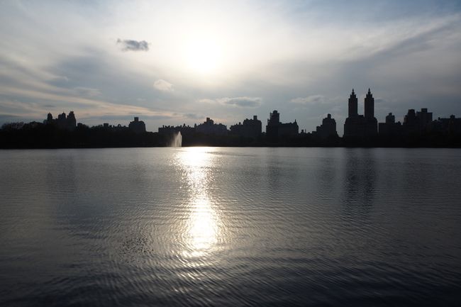 Sonnenuntergang im Central Park 