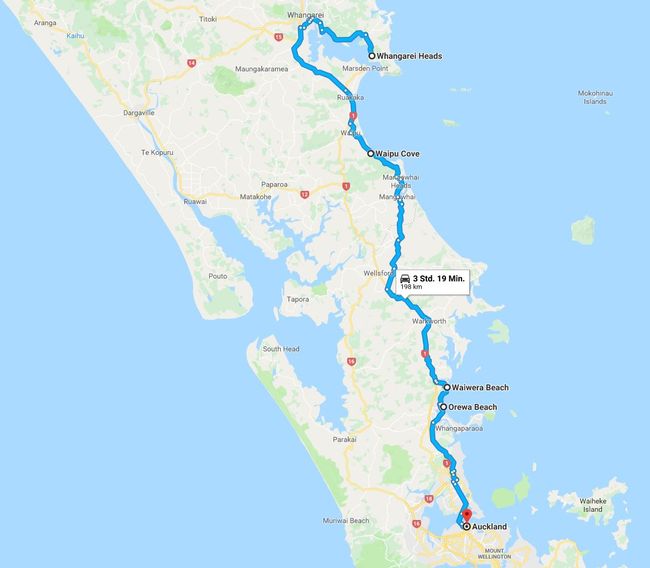 15.01.2018 - from Whangarei to Auckland