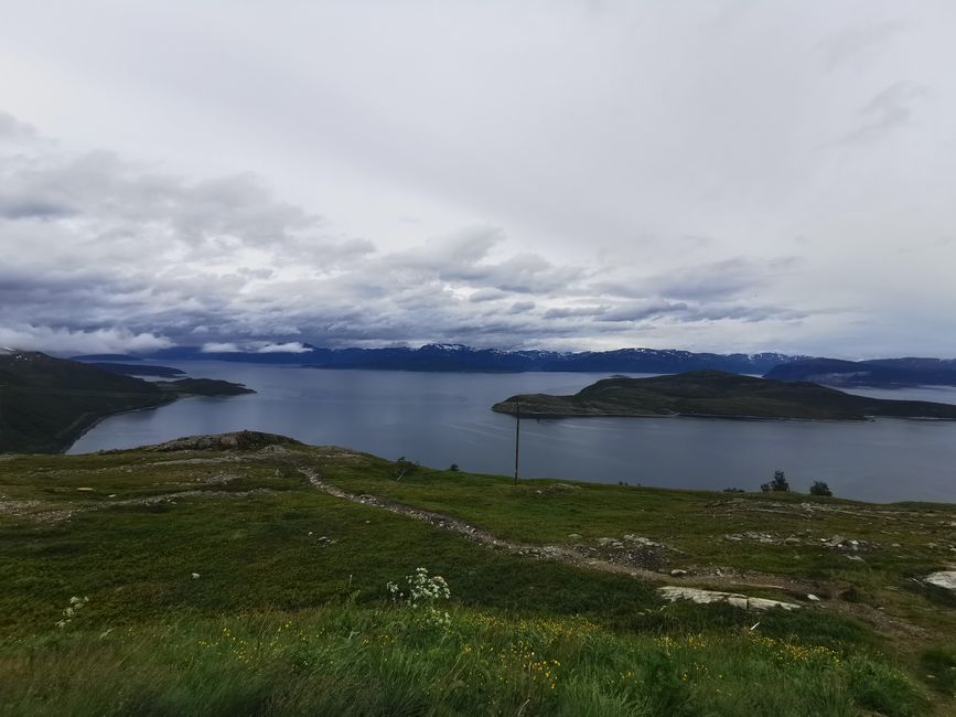 Badderfjorden, Blick von unserem Standplatz