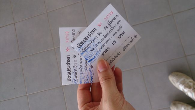 Bus tickets for crossing the bridge