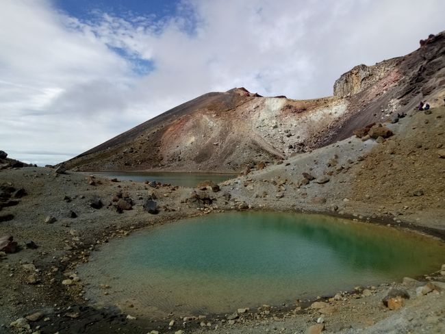 Jetzt die Emerald Lakes von unten :D