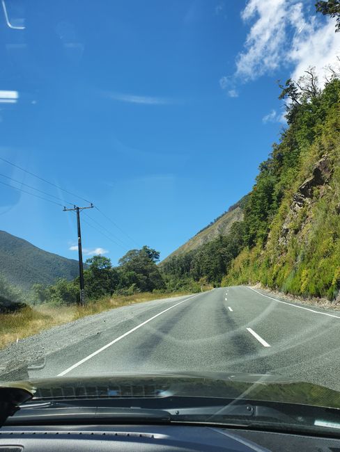 On the way to Hanmer Springs
