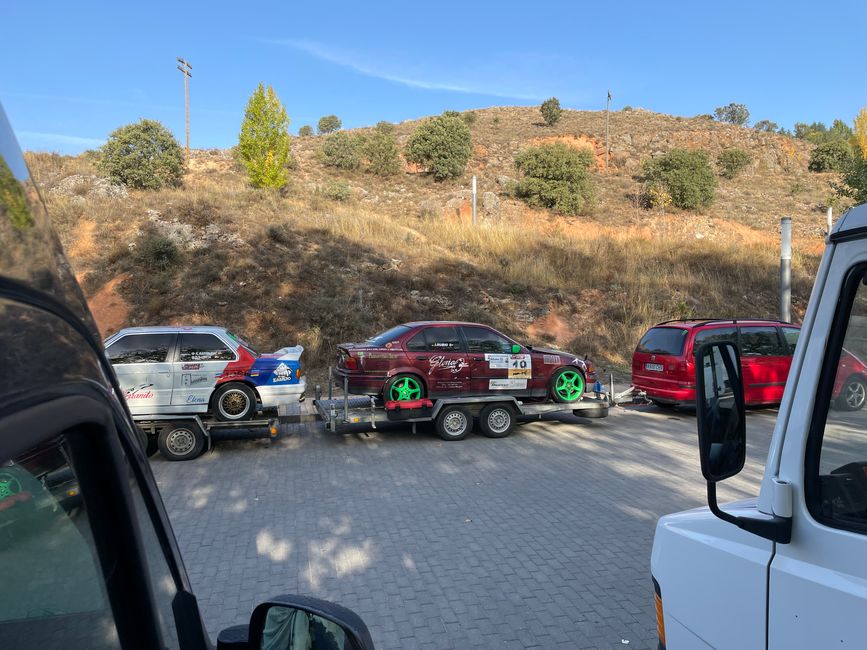 Morning in Soria: Rally preparations keep us busy