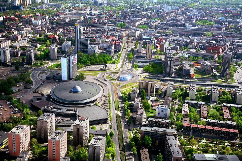Katowices neues Zentrum.