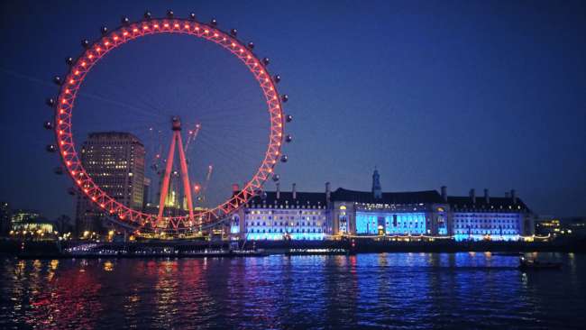 London Eye during the day