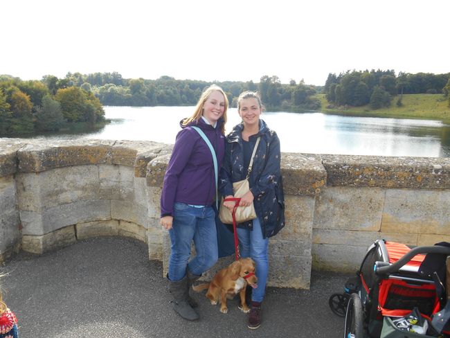Blenheim Palace with the family